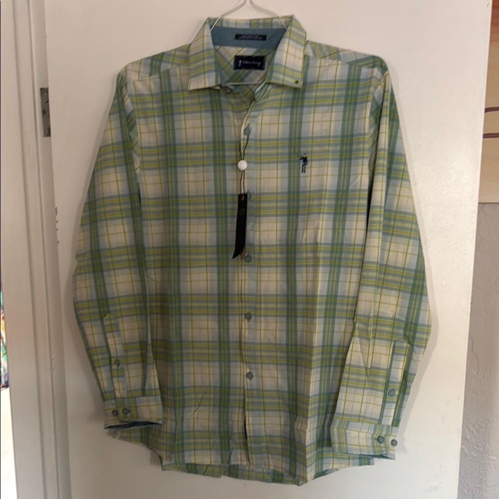 William Murray Golf Fairway Plaid LS Button Down